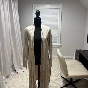 Beyond Yoga Long Cream Cardigan